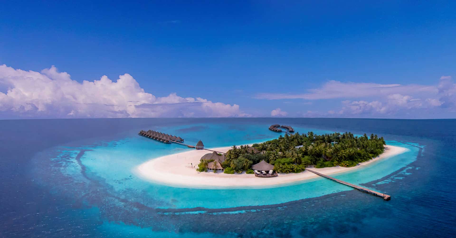 Malediven Angaga Island Resort Waaserbungalow