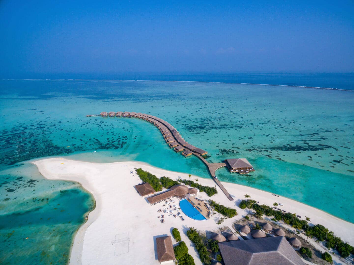 Malediven Cocoon Maldives Insel Außenansicht