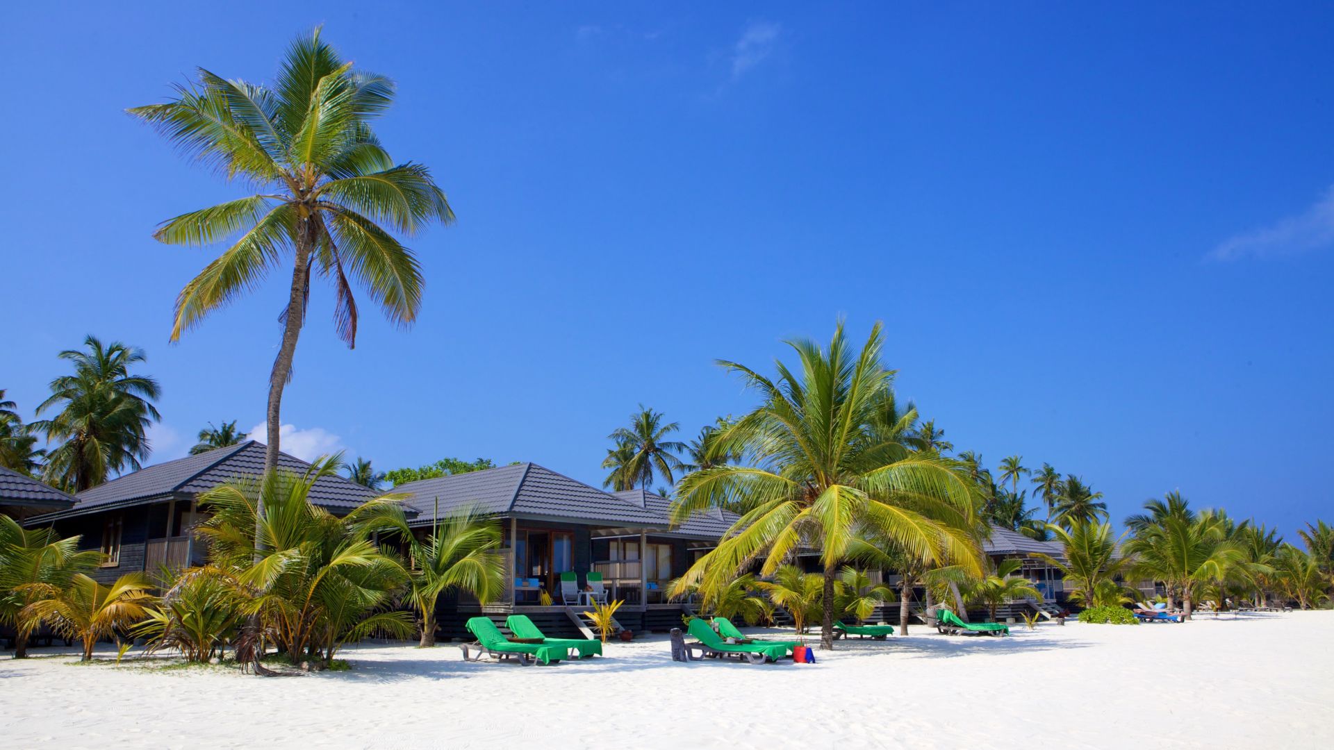 Malediven Kuredu Island Resort Spa Strandbungalow